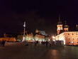 Warszawa nocą - przyjazd na finałową galę