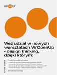 Warsztaty z design thinking - myślenia projektowego już 5 marca 2022 r.