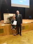 Nagroda Dolnośląskiego Kuratora Oświaty dla Dyrektora LO nr XVII pani Małgorzaty Iwankiewicz