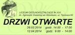 DRZWI OTWARTE w LO Nr XVII w najbliższą środę 26 marca 2014 r.